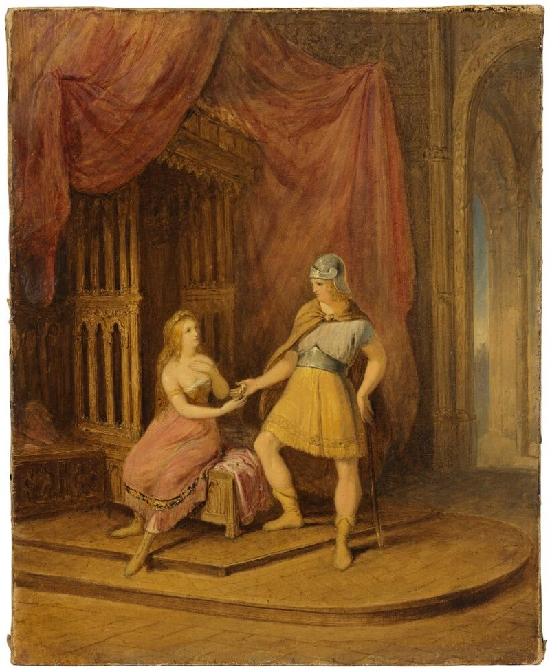 Heimdal e Freya. Schizzo - Nationalmuseum